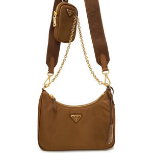 Prada ReEdition 2005 ReNylon bag Brown